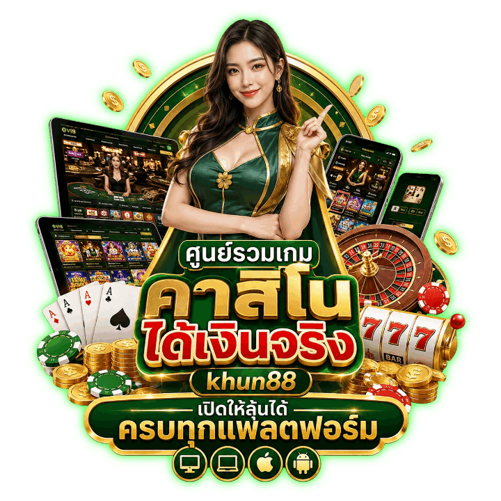 ศูนย์รวมเกมคาสิโนได้เงินจริง khun88