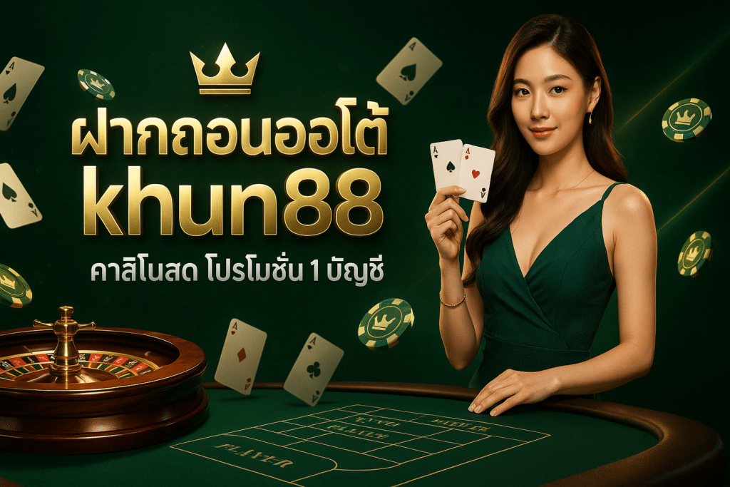 ฝากถอน ออโต้ khun88