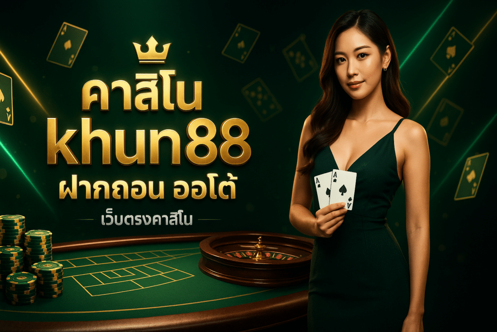 คาสิโน khun88 ฝากถอน ออโต้