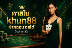 คาสิโน khun88 ฝากถอน ออโต้