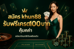 สมัคร khun88 รับฟรีเครดิต